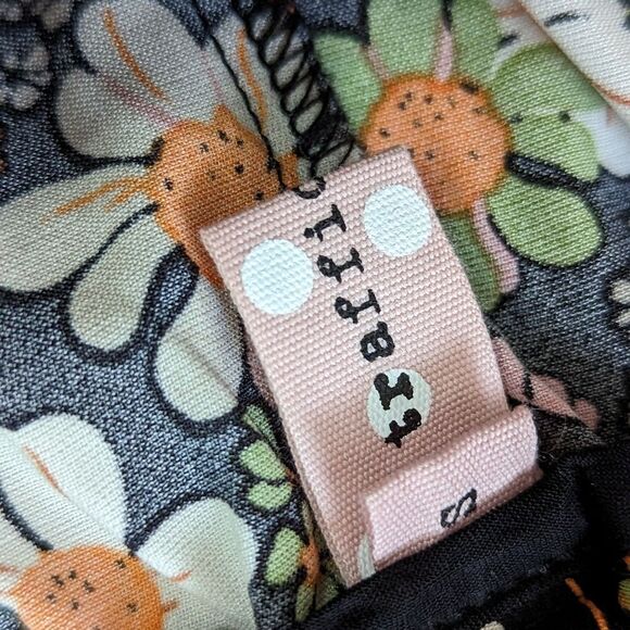 Traffic People High Waist Floral Margot Wide Leg Trousers women's sz S - Picture 10 of 14